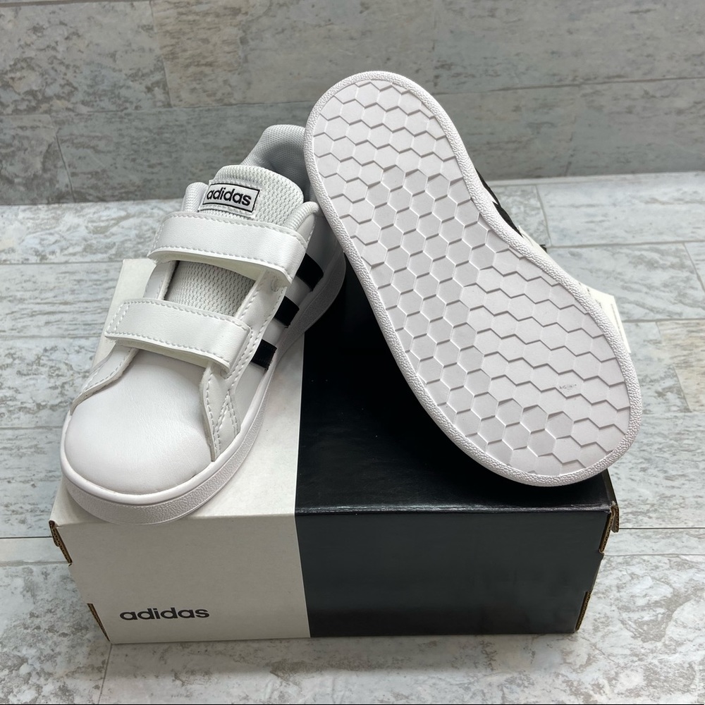 Adidas toddlers unisex Grand Court shoes - Picture 7 of 16